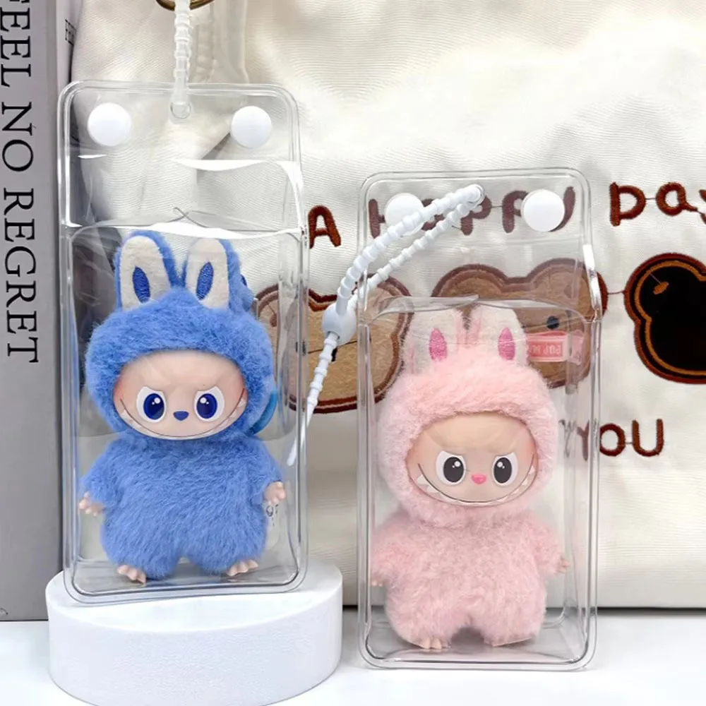 حقيبة عرض لـ Labubu 4.0 The Monsters Pin لسلسلة الحب حقيبة واقية شفافة لملحقات Labubu V4 #3