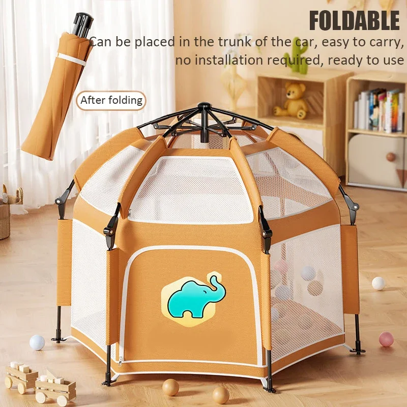 Portable Outdoor Camping Pop Up Tent Large Indoor Folding Kids Tents Quick Installation Living Room Baby Play House Ultralight