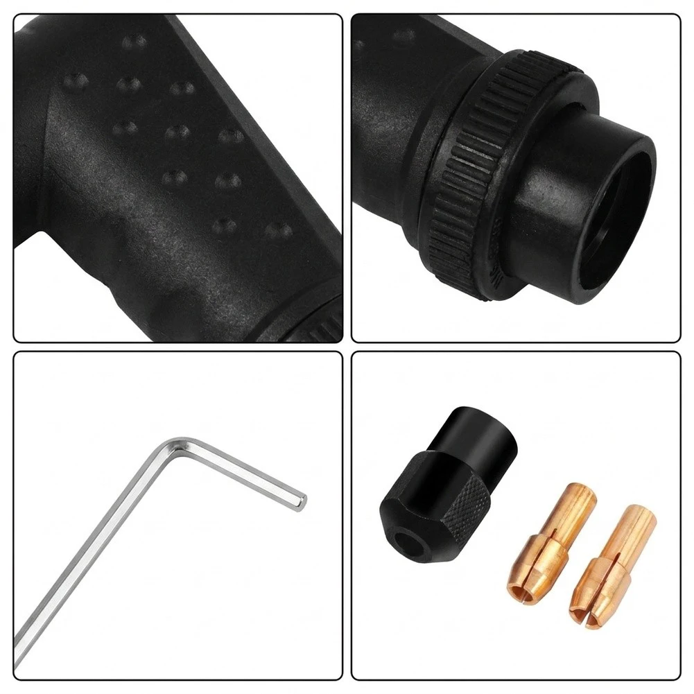 Metal Right Angle Head Adapter Compatible For 4000 3000 8220 Rotary Tool For Tight Space Sanding Grinding