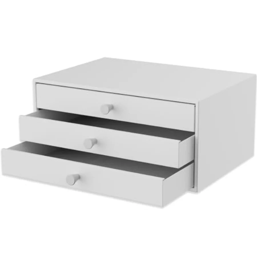 

Desktop Drawers, Metal Desk Organizer with Drawer Storage Organizer for A4 File, Desk File Storage Organization for Office, Hom