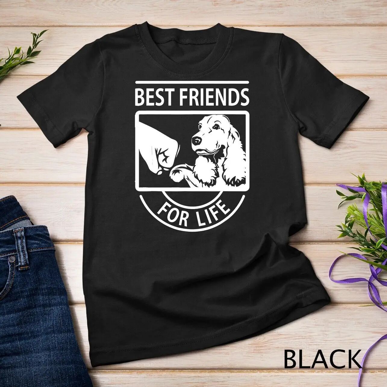 Cocker Spaniel Best Friend T-shirt Unisex T-shirt