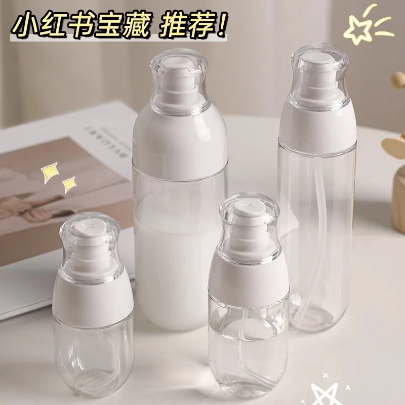 Butelka z pompką do kremu, szamponu, plastikowa, przenośna, wielokrotnego użytku, na balsamy, olejki eteryczne, narzędzia podróżne, pusty pojemnik na kosmetyki.