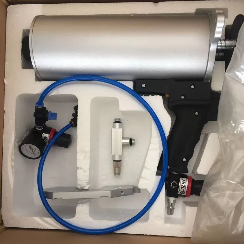 Two-component high-pressure pneumatic glue gun, thermal insulation paint spraying glue gun