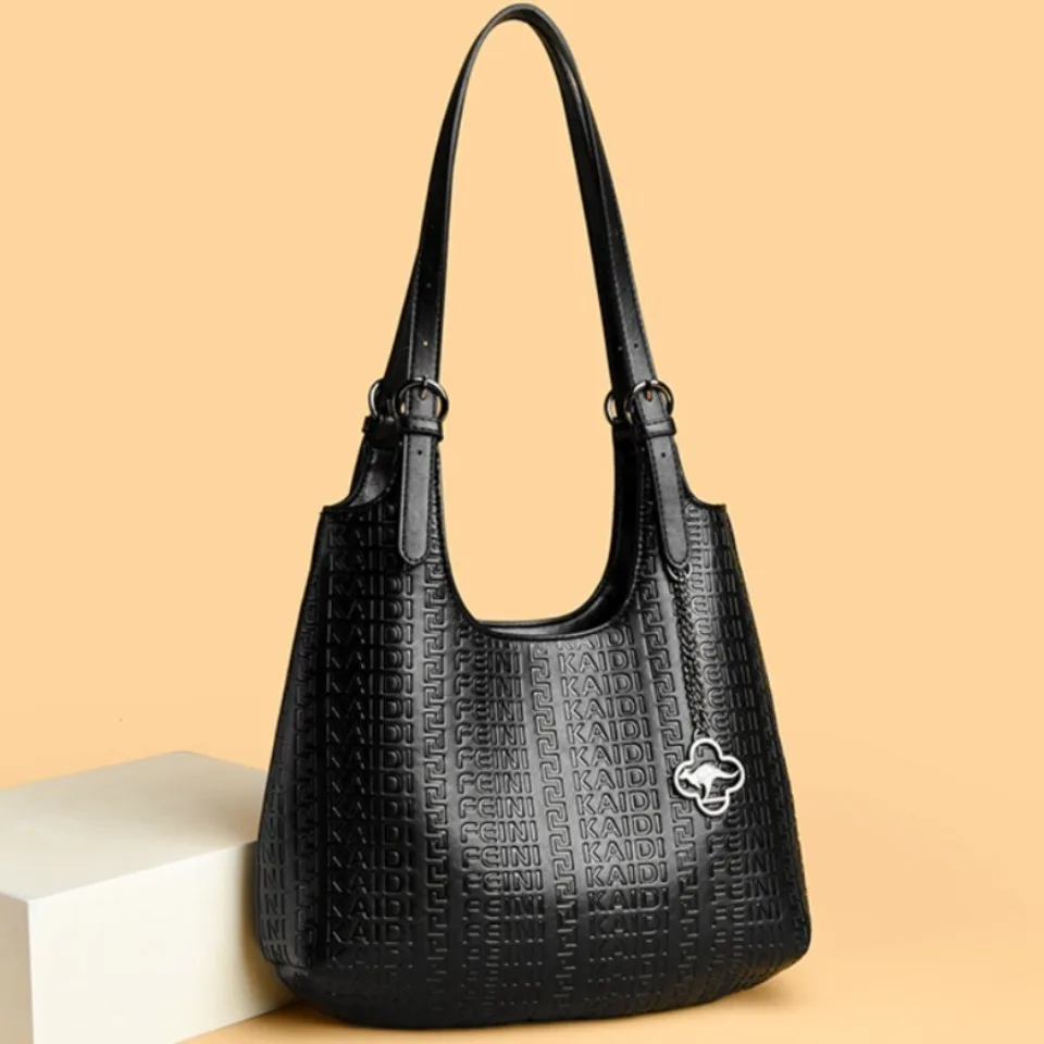 

Кожаные сумки через плечо с буквенным принтом для женщин, летний тренд 2026 года, женская сумка кросс-боди, дамские сумочки и клатчи, ретро-тоут с верхней ручкой