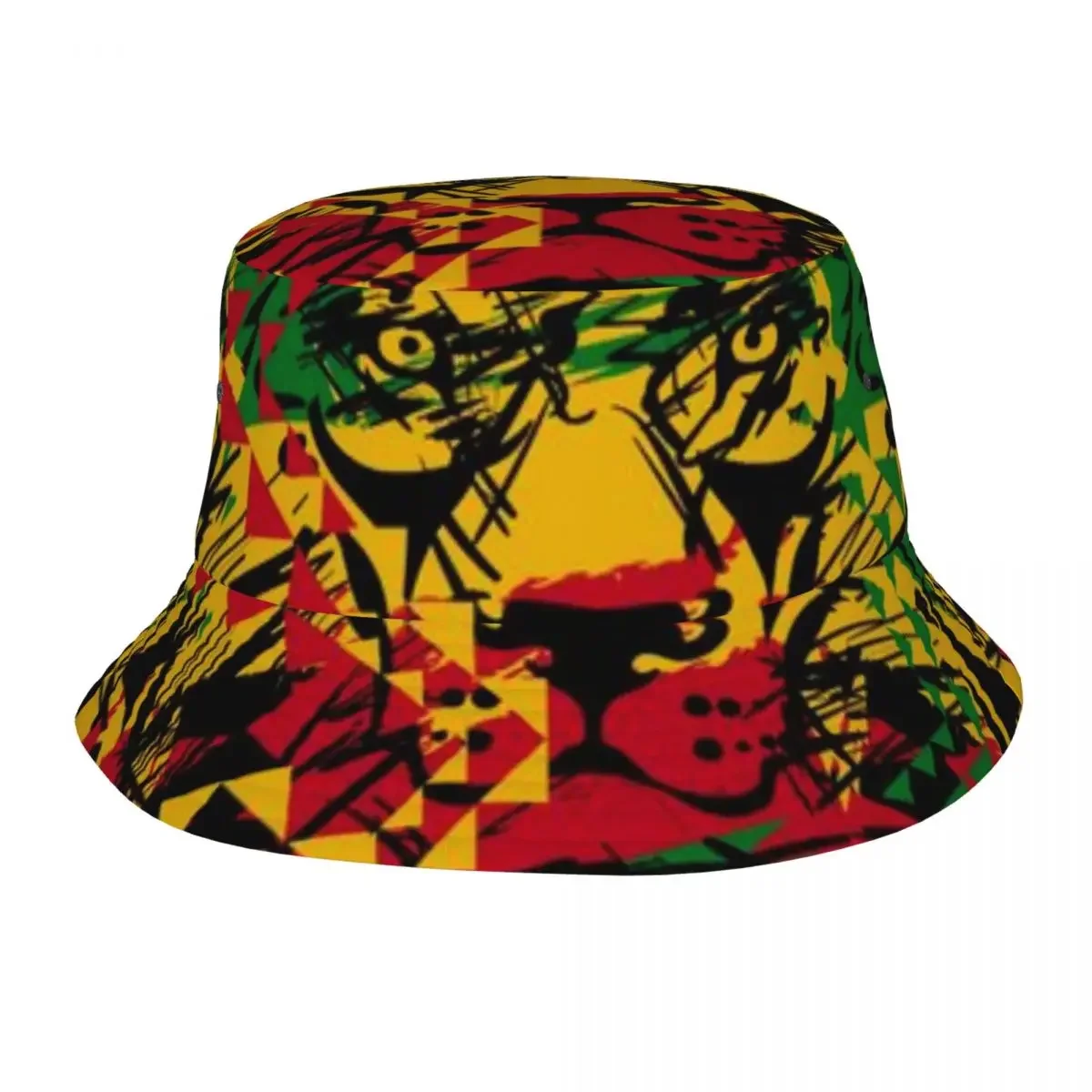 

Bucket Hat Fisherman Cap For Women Men Gorras Summer Rasta Print