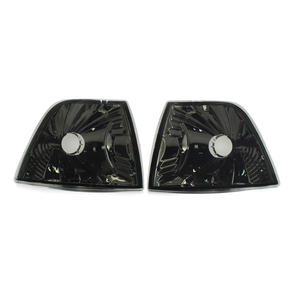 1Pair Smoke Lens Car Front Turn Signal Light Housing Cover For BMW E36 3Series M3 328i 318i 325i 320i 4-Door 1992-1998