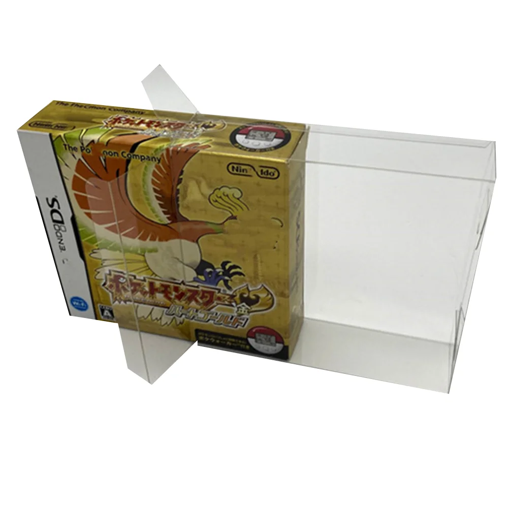 

Transparent Storage Box For NDS/Nintendo DS/ Pokémon HeartGold Version/SoulSilver Version Game Collect Boxes Clear Display Case