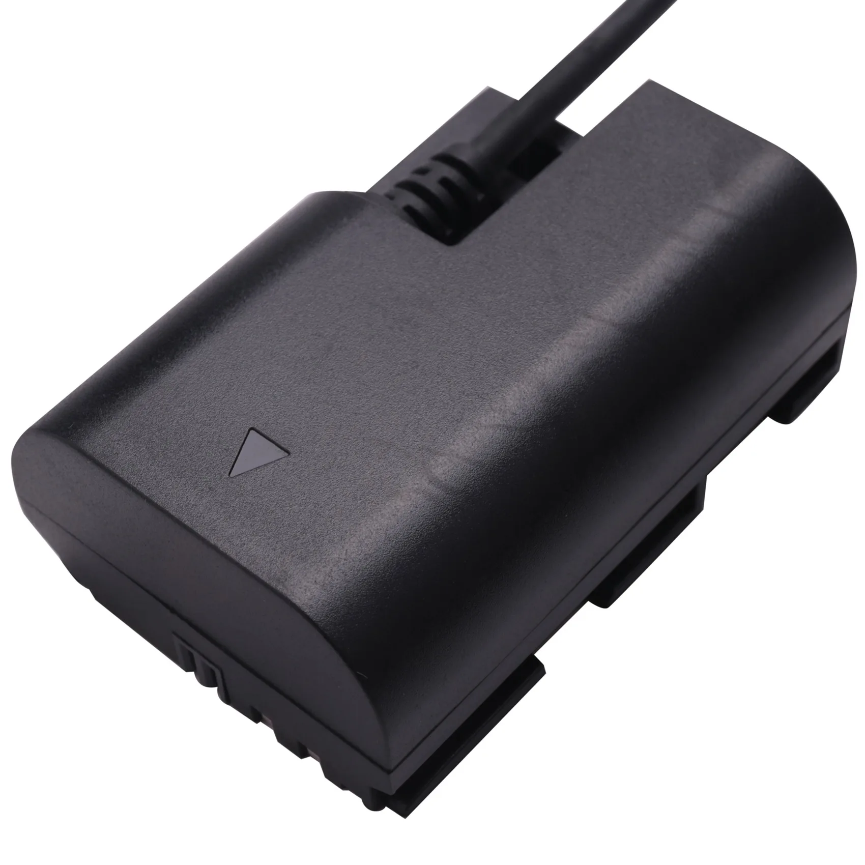 ABFN-D-Tap To Lp-E6 Dummy Battery Adapter Power Coiled Cable For Smallhd 501/502 702 Monitor