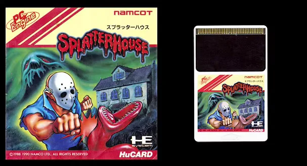 

16-битный компьютерный двигатель HU-CARD: SPLATTERHOUSE