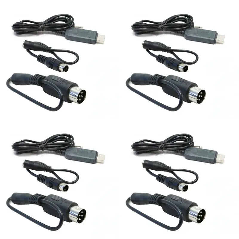 8X For FLYSKY FS-SM100 SM100 RC USB Flight Simulator FMS Cable Set For FS-I6 I10 I6X FS-T6 FS-CT6B TH9X RC