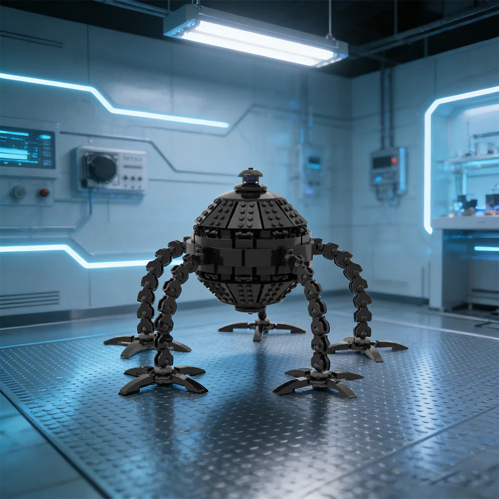 

Конструктор Gobricks MOC Omnidroid V9: Модель робота из научно-фантастического фильма, высокотехнологичный робот-манипулятор, игрушки для сборки, подарки для детей