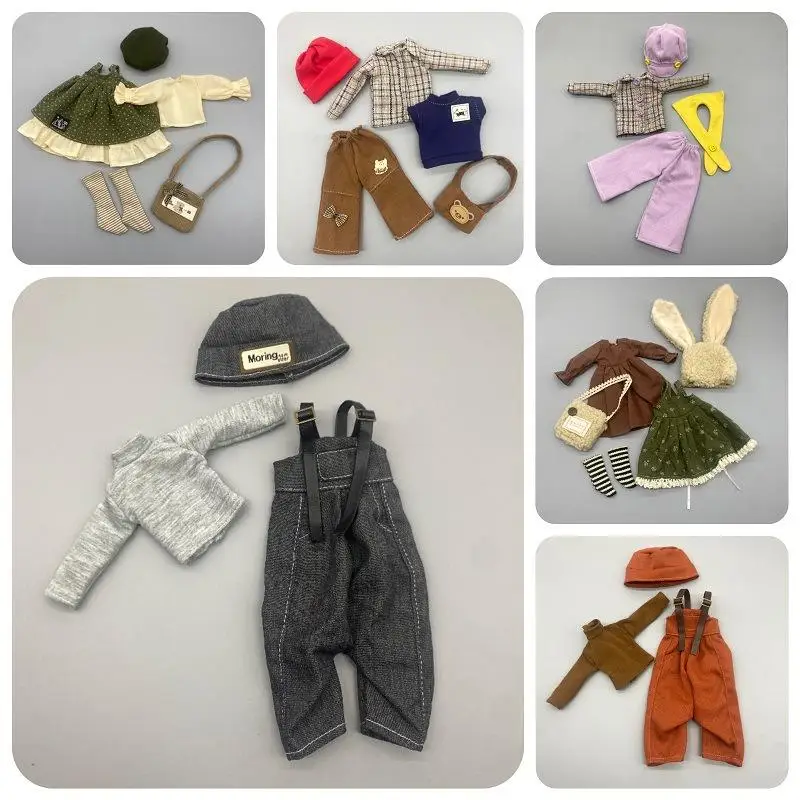 1 Set Multi-Style Options Lolita Skirt Replacement For 1/6 30cm  Doll Clothes Accessories Kit Girl Gifts No Doll