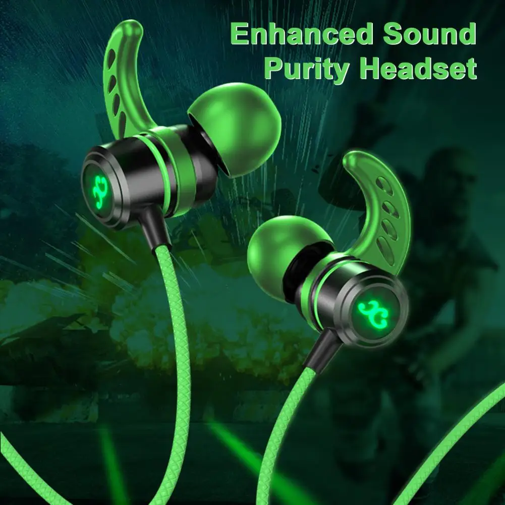 Wired Headphones 8-unit Sound Production Earbuds Premium High Clarity Gaming Earbuds with for Universal for Ultimate