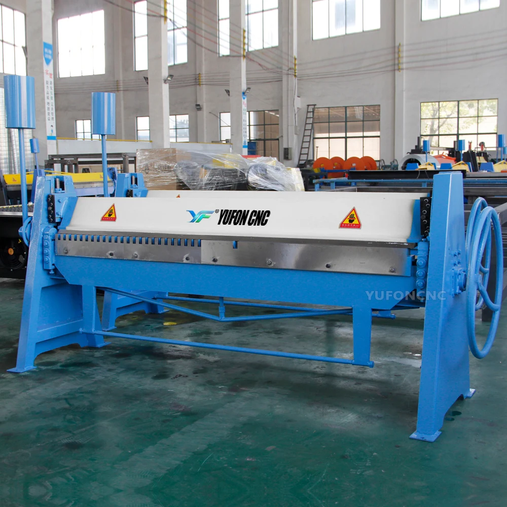 YUFON Manual TDF Duct Folding Machine Hand Operated Sheet Metal Bender HVAC Air Duct Fabrication Vent Processing Equipment