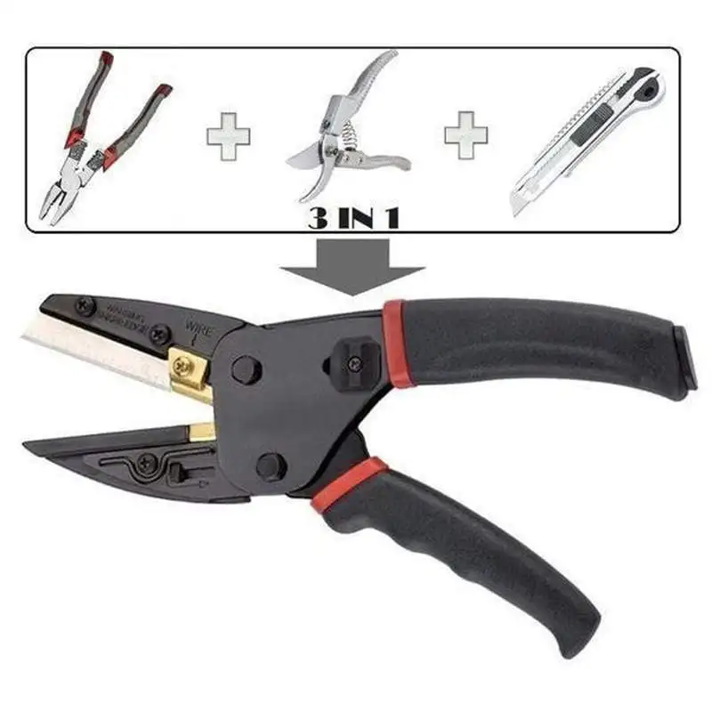 

3In1 Plant Trim Horticulture Pruner Cut Secateur Shrub Garden Scissor Tool Branch Shear Orchard Pruning Shears Folding Saw Set