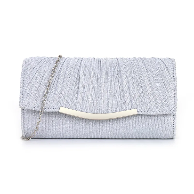 Fashion Banquet Bag Designer Handbags and Purse Metal Chain Women Shoulder Bags Casual Wrinkle Handbag Party and Cocktail Wallet