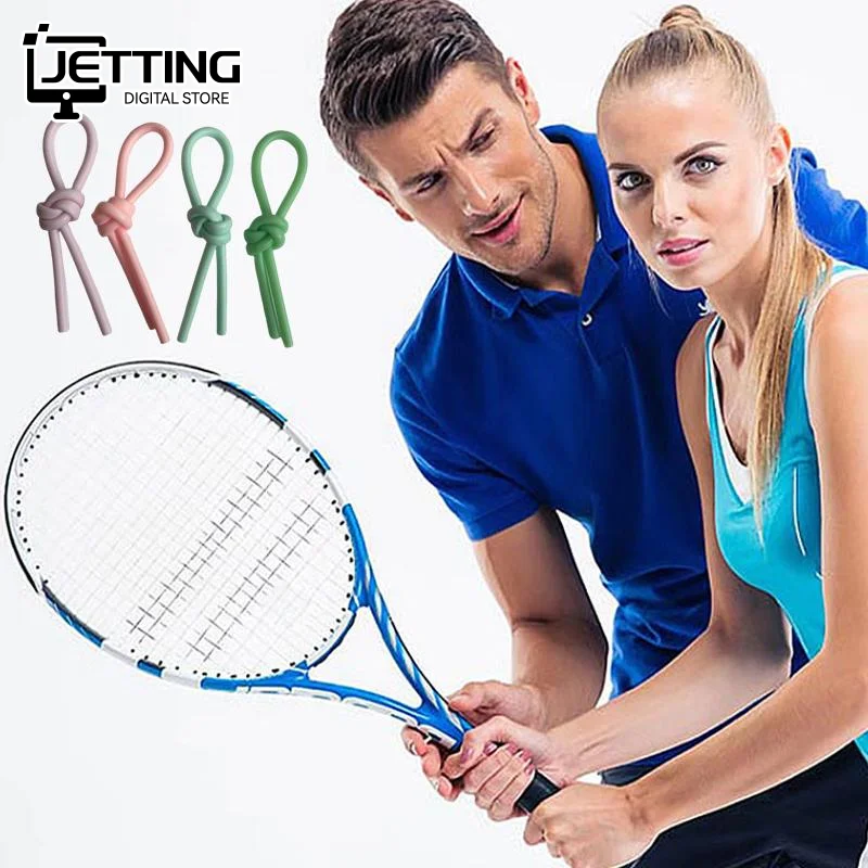 1/8Pcs Tennis Vibration Dampeners Soft Silicone Tennis Racket Anti Vibration Knot Squash Racquet Damper Tennis Accessories view 2