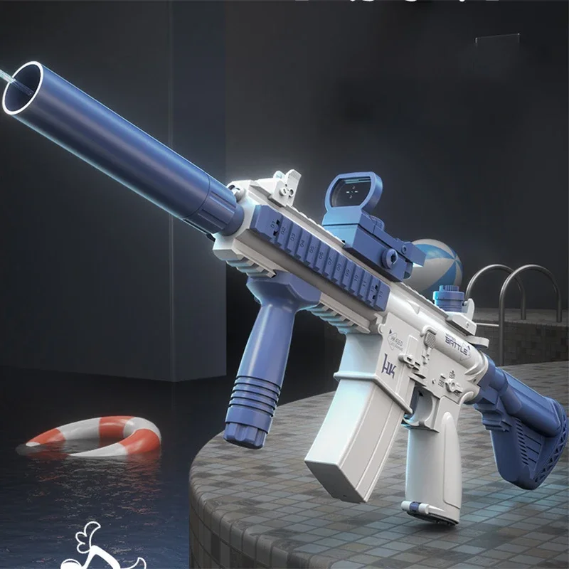 لعبة ترفيهية صيفية للشاطئ في الهواء الطلق ، لعبة إطلاق نار أوتوماتيكية بالكامل ، مسدس مياه كهربائي ، هدايا للأطفال والكبار ، M416 #1