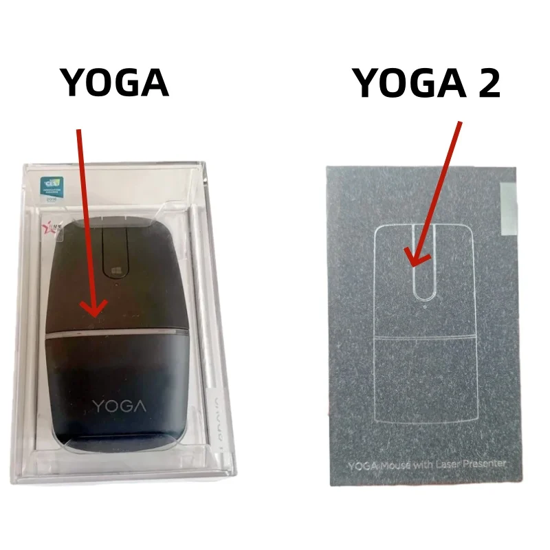 

For Lenovo Yoga（Bluetooth 4.0 ）、YOGA 2 （Bluetooth 5.0）Wireless Touch Dual-Mode Bluetooth Laser Mice