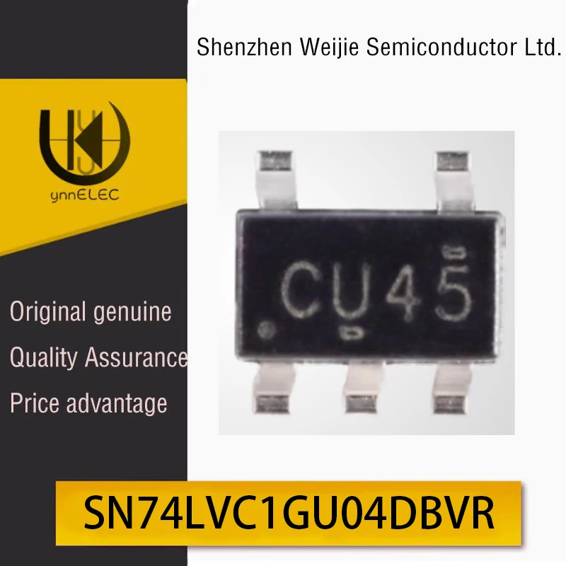 Genuine Original SN74LVC1GU04DBVR SOT-23-5 Single-Channel Inverting Logic Gate Chip Silk-Screen CU4*