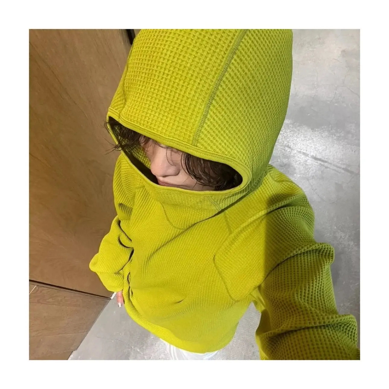 وظيفة في الهواء الطلق خفيفة الوزن الهراء مقنعين السترة سترة طويلة الأكمام #6