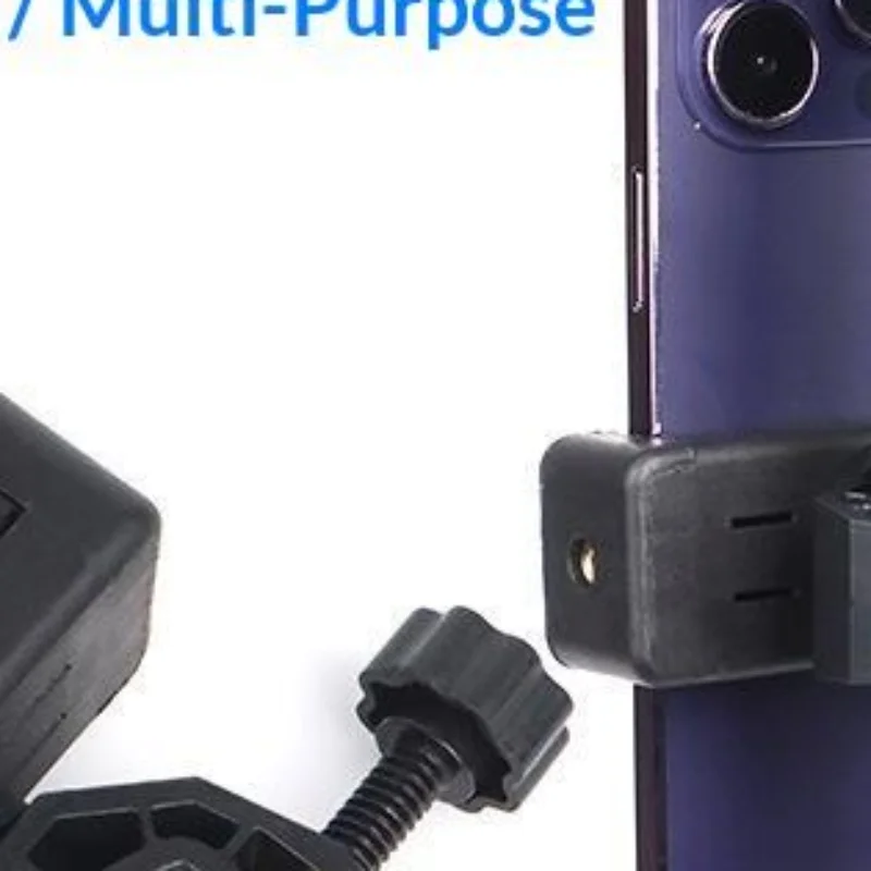 1Pcs Tripod Phone Holder 360 Degree Rotating Microphone Stand Mount For Live Streaming Photography And Travel