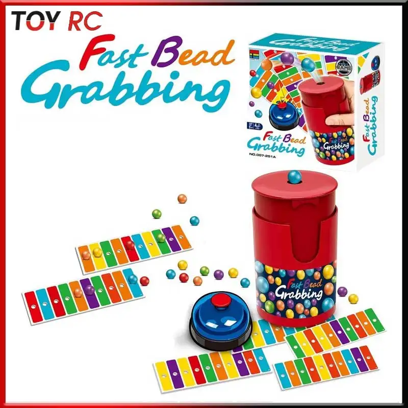 

Интерактивная красочная настольная игра с мячом для родителей и детей, способность реакции для детей, вечеринка, наказание, счастливый ручной лотерейный автомат