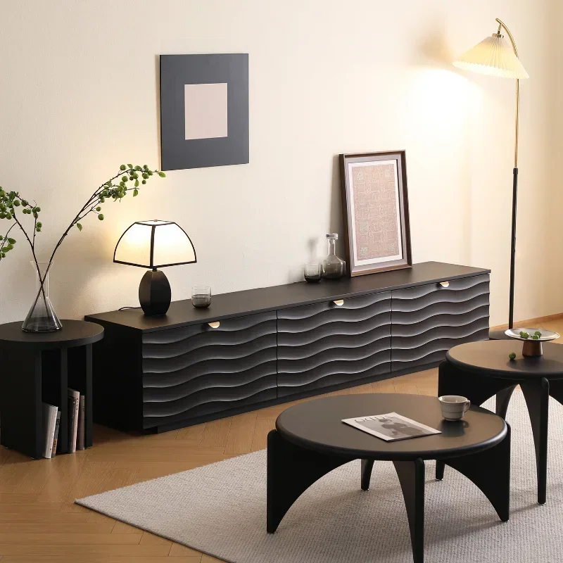 Pedestal Entertainment Center Tv Cradle Mueble Supports Modern Furniture Living Room Wood Stand Table Mesa De Luxury Home Unit