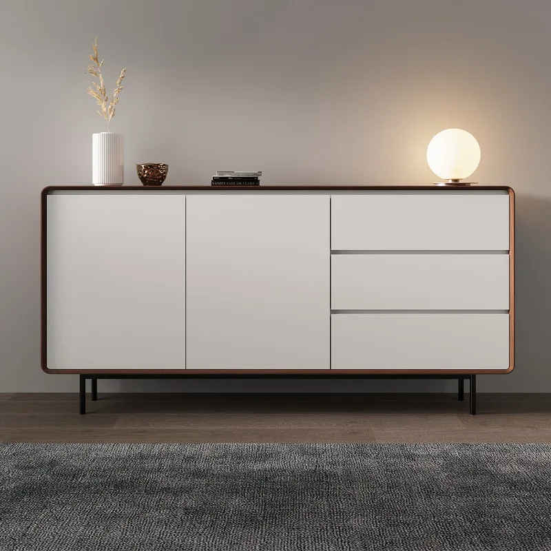 modern sideboard, buffet server cabinet, dining room console, table storage, sideboard, stainless steel living room cabinet
