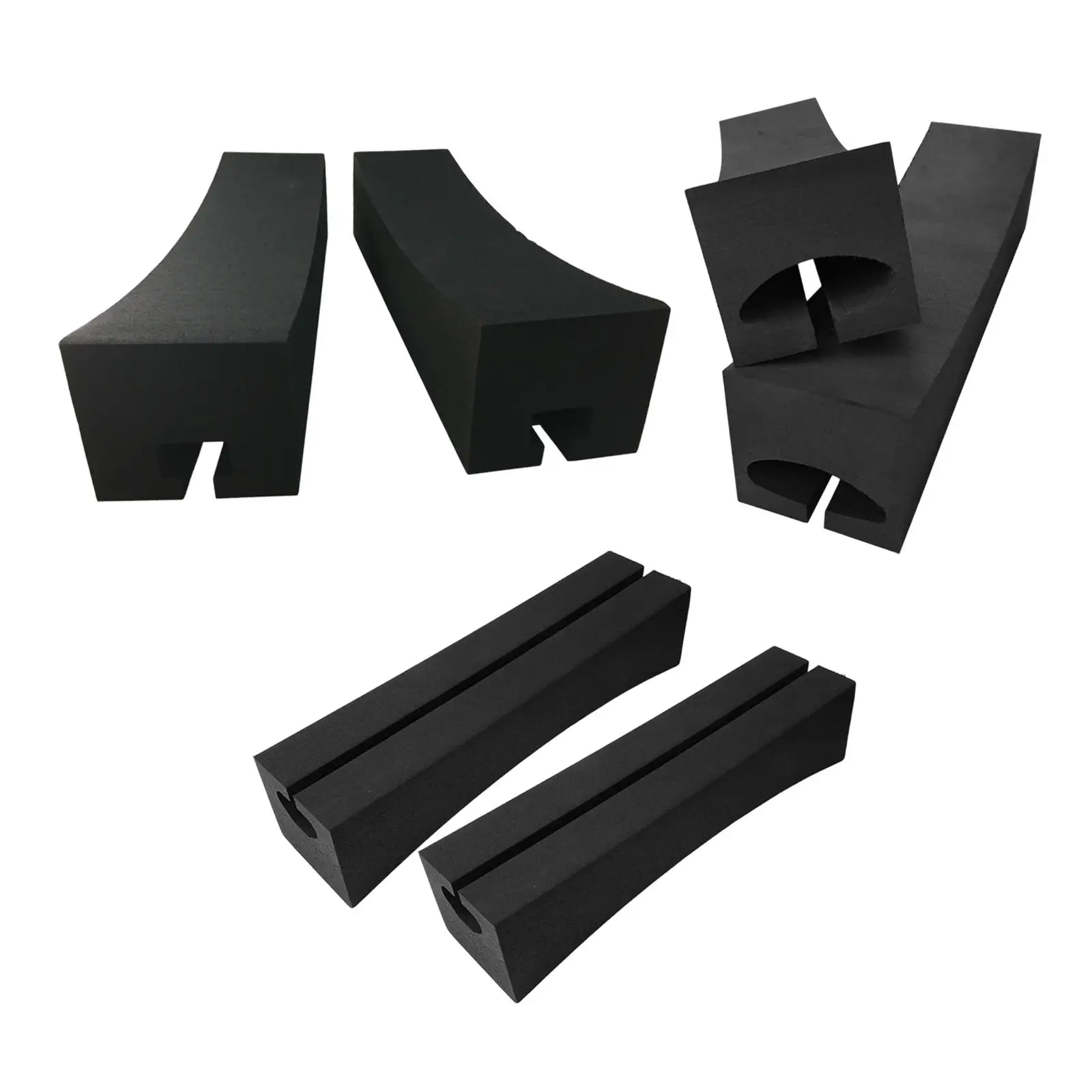 プロ仕様カートップカヤックキャリアキット-eva衝撃吸収ソフトラック-アウトドアアドベンチャーsuv車用