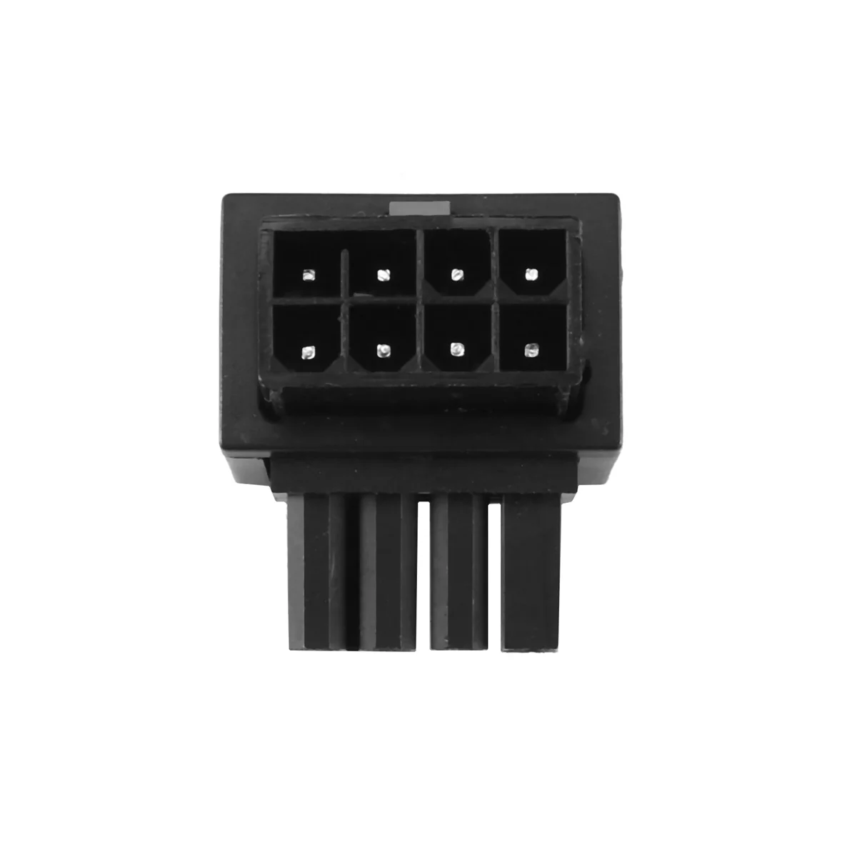 ATX 8Pin Female 90 Degree Angled to 8 Pin Male Power Adapter GPU Power Steering Connector for Graphics Video Card GPU