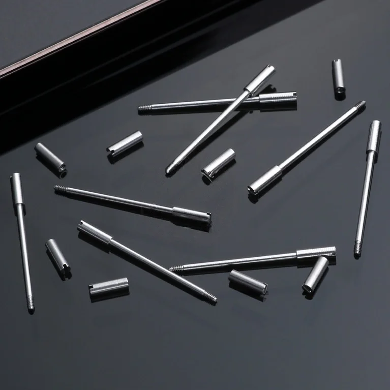 For Audemars Piguet Royal Oak Offshore Watch Lug Screw Connecting Rod, Stainless Steel Lug Pin and Hand Axle Interface Parts