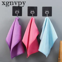 xgnvpy Traceless Microfiber Windows Car Mirror Polishing Fish Scale Cloth Soft Lint Free Reusable Cleaning for  Automobiles