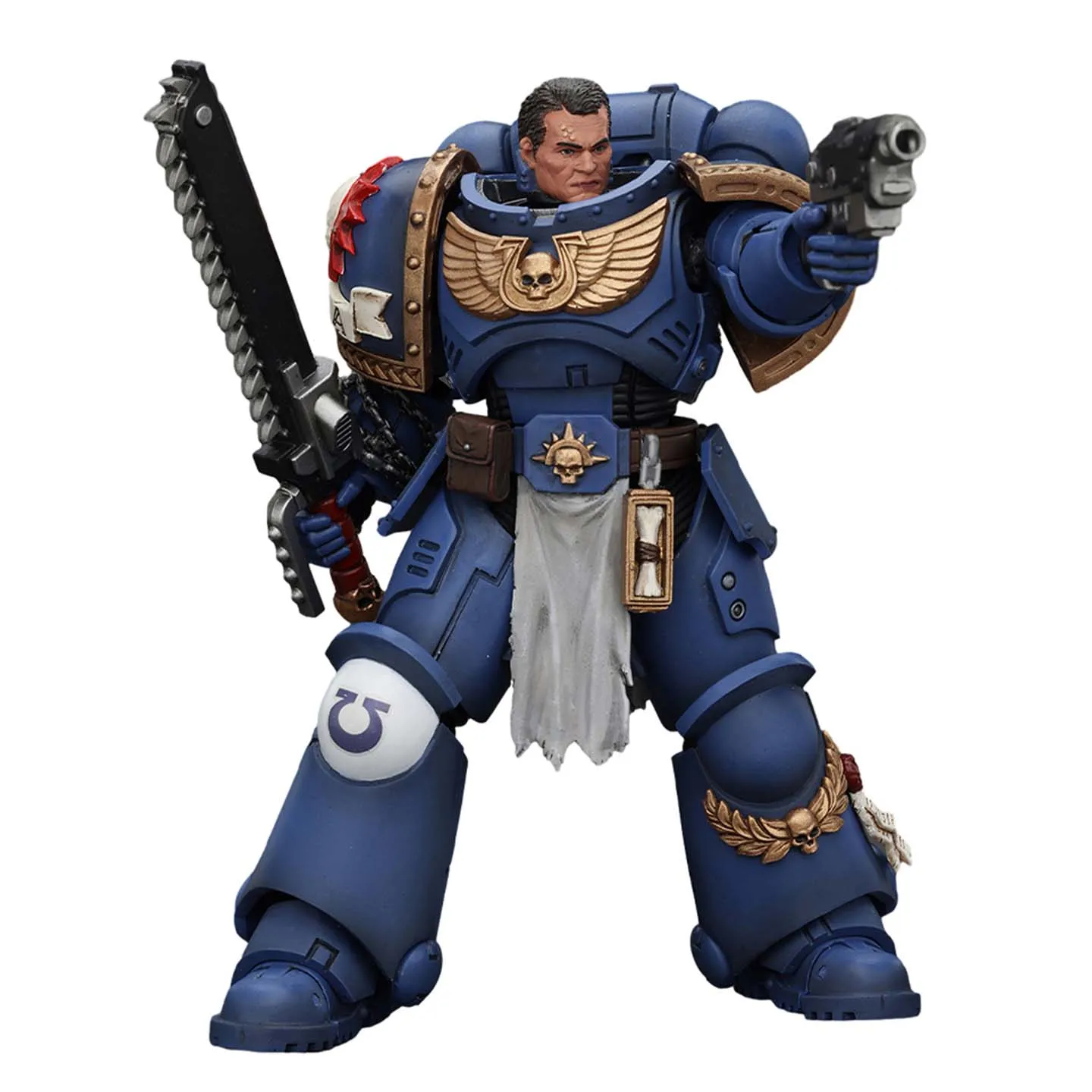 JOYTOY Dark Source Warhammer 40k المتطرفة المحارب JT00058 نائب ضابط تيتوس موبايل سولجر نموذج 1/18 نموذج اللعب لعبة محمولة