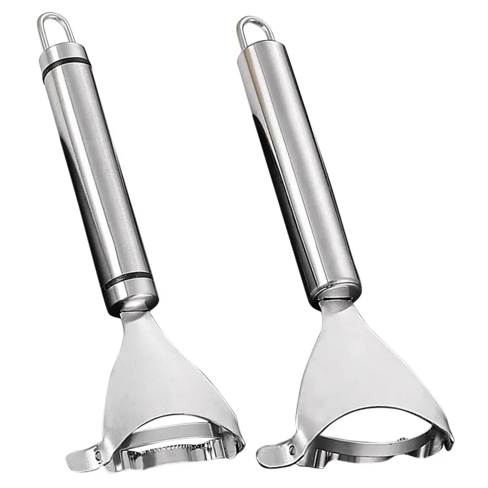 

2pcs Corn Peeler Stainless Steel Kitchen Tool Heavy Duty Corn Veggie Gadget Home Restaurant Use Fast Safe Cutting