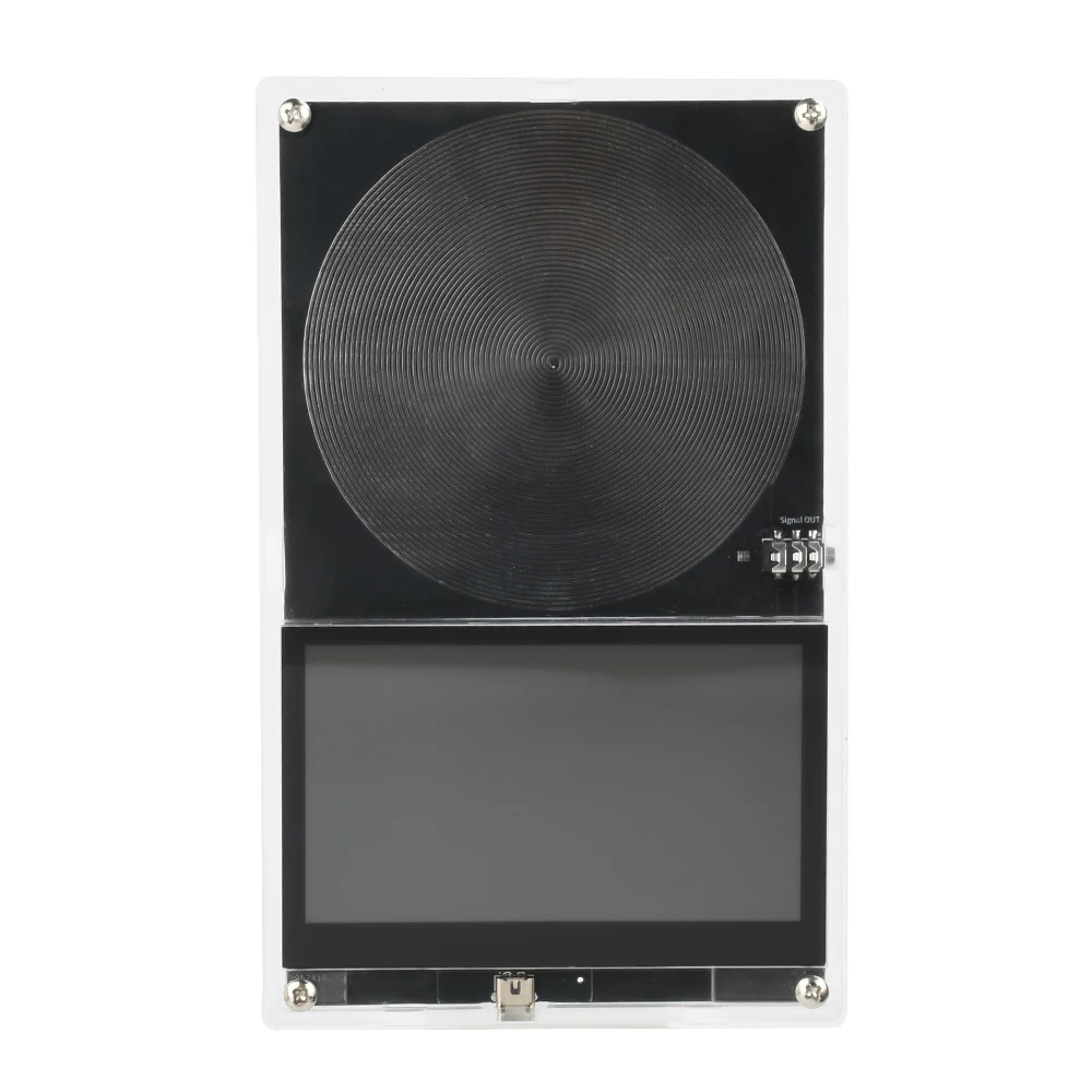 DC 5V Schumann Wave Generator 0.01-99999Hz Precise Adjustable Frequency Signal Generator Micro USB Touch Screen Audio Resonator