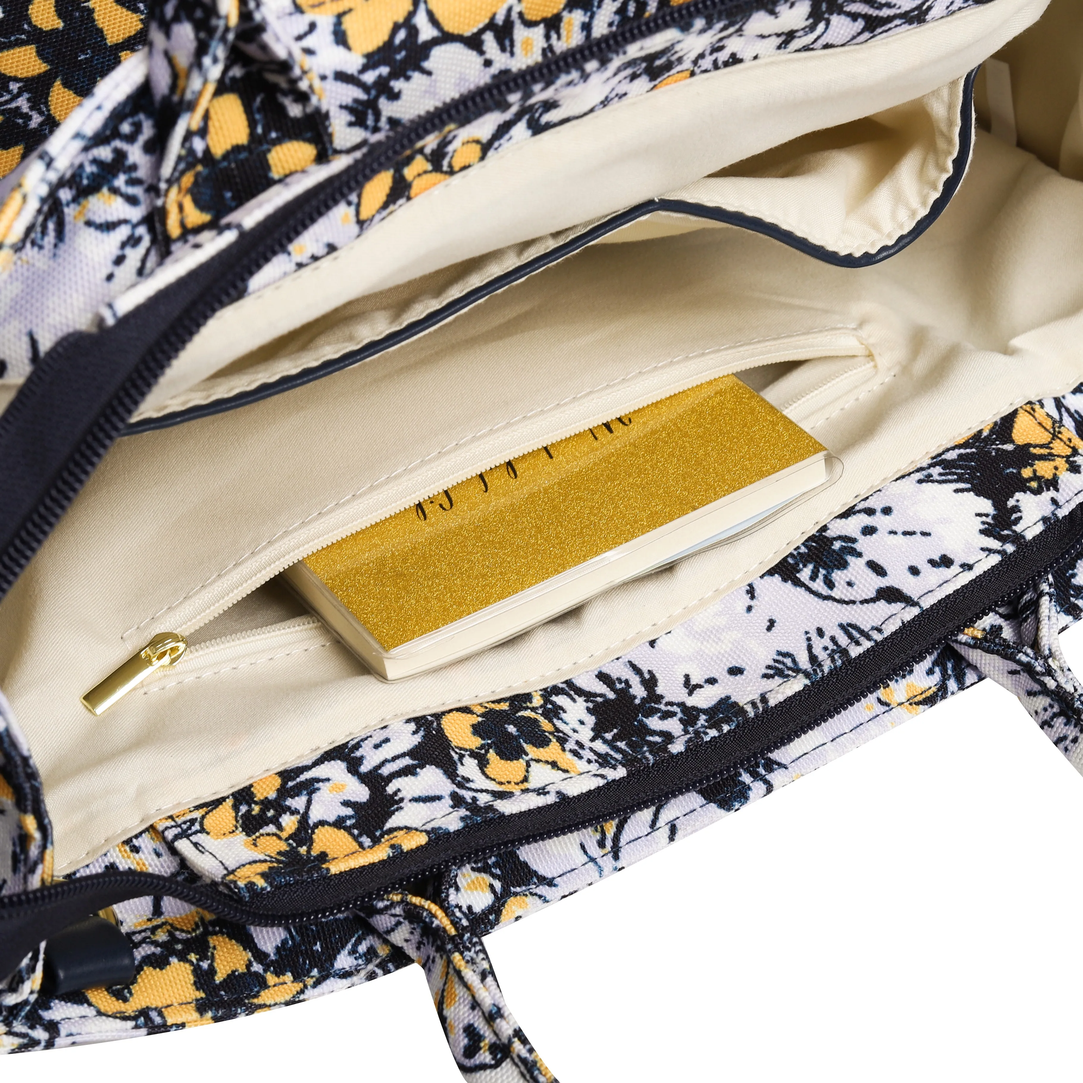 Retro random pattern tote bag, large capacity detachable shoulder strap crossbody bag, perfect choice for shopping and vacation