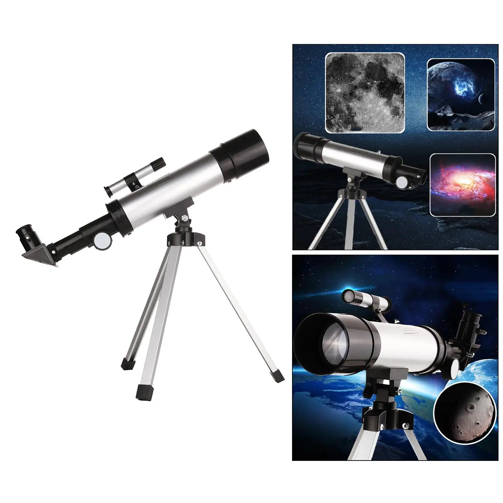 Gazechimp F36050 90X Outdoor Monocular Astronomical Reflector Telescope Set w/