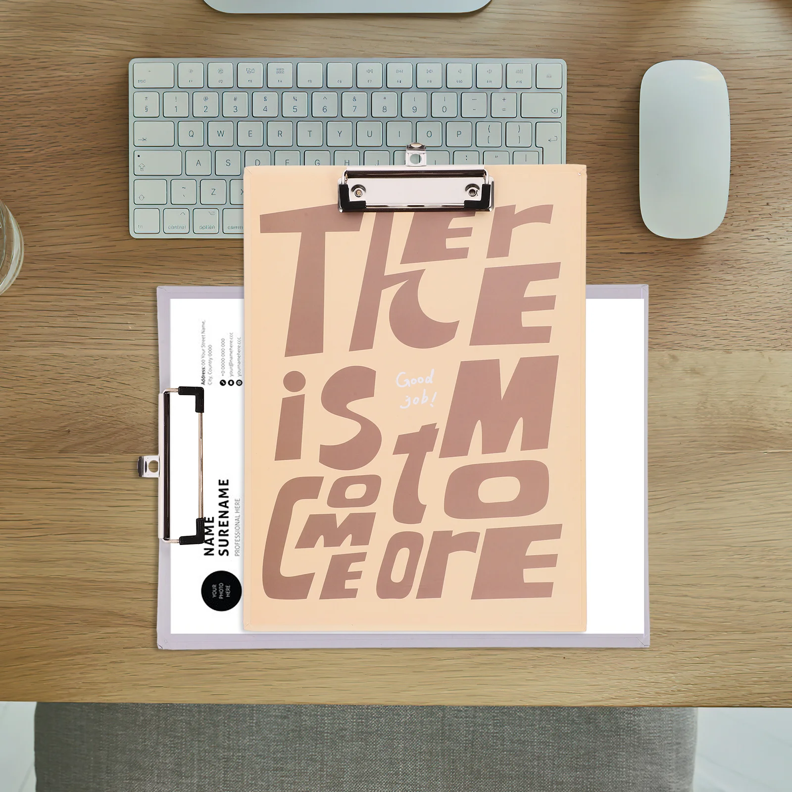 3Pcs Portable Writing Pad Clipboard Sturdy Metal Frame Lightweight Document Holder for Office School Travel Multi-Function Board