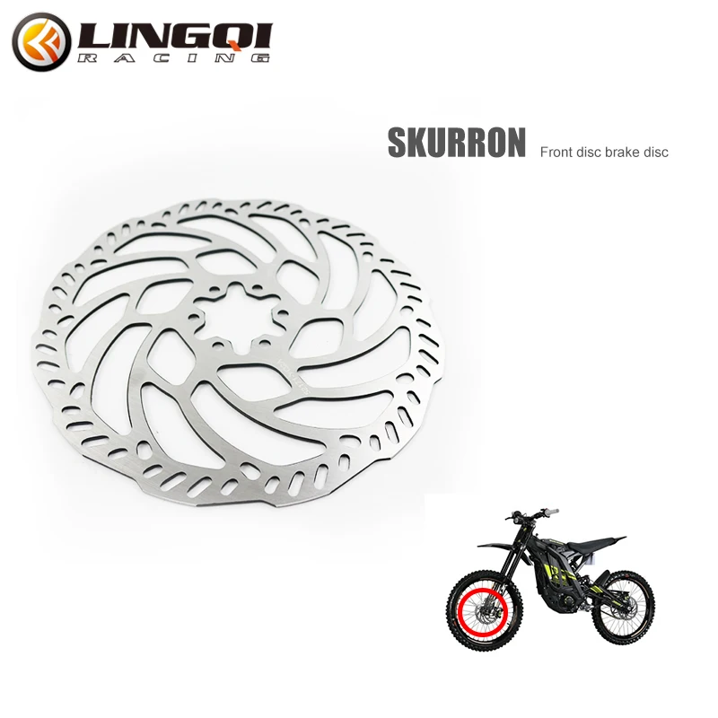 LingQi Dirt Bike Parts Motorcycle Electric Dirty Bike Front Brake Disc For E-bike Surron Light Bee Accessories