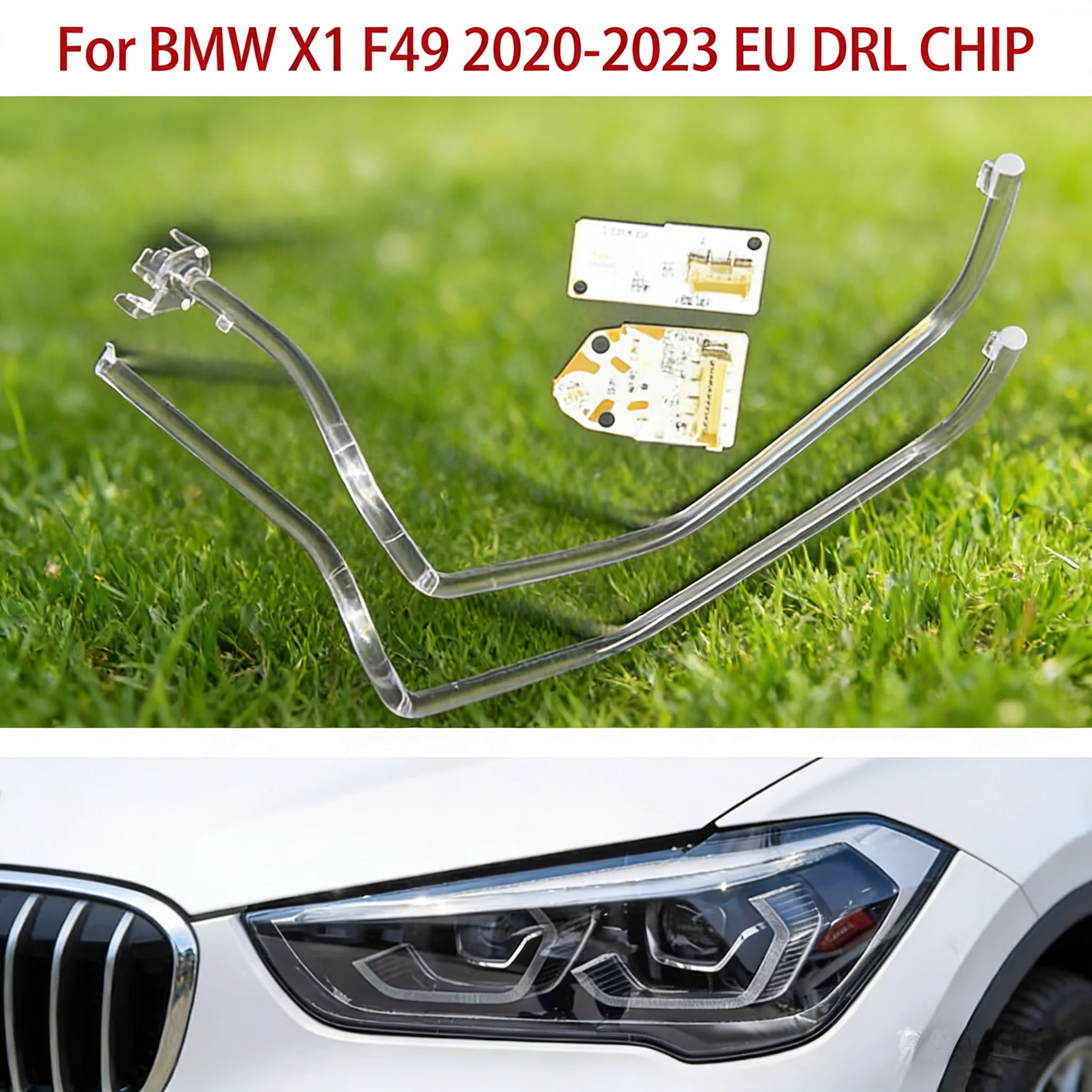 

Solve The Problem of Yellowing and Not Brightening For BMW X1 F49 2020-2023 EU Angel Eye Ballast Chip White Light Car DRL CHIP