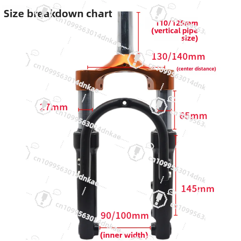 14-inch-surrogate-car-hydraulic-hydraulic-shock-absorber-front-fork-modified-folding-electric-vehicle-hydraulic-shock-absorber