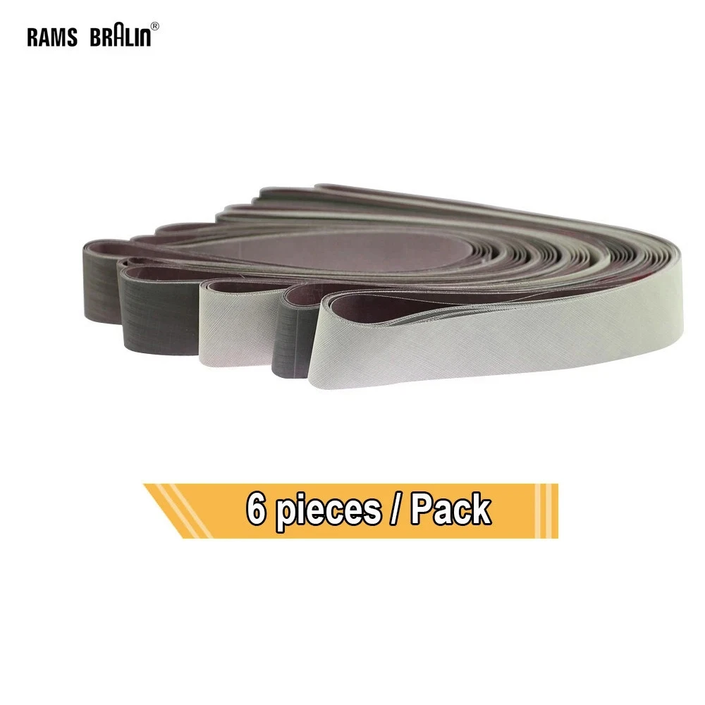 6 Pieces Sanding Belt 237AA 305EA for Stainless Steel Polishing A3 A5 A6 A16 A30 A65