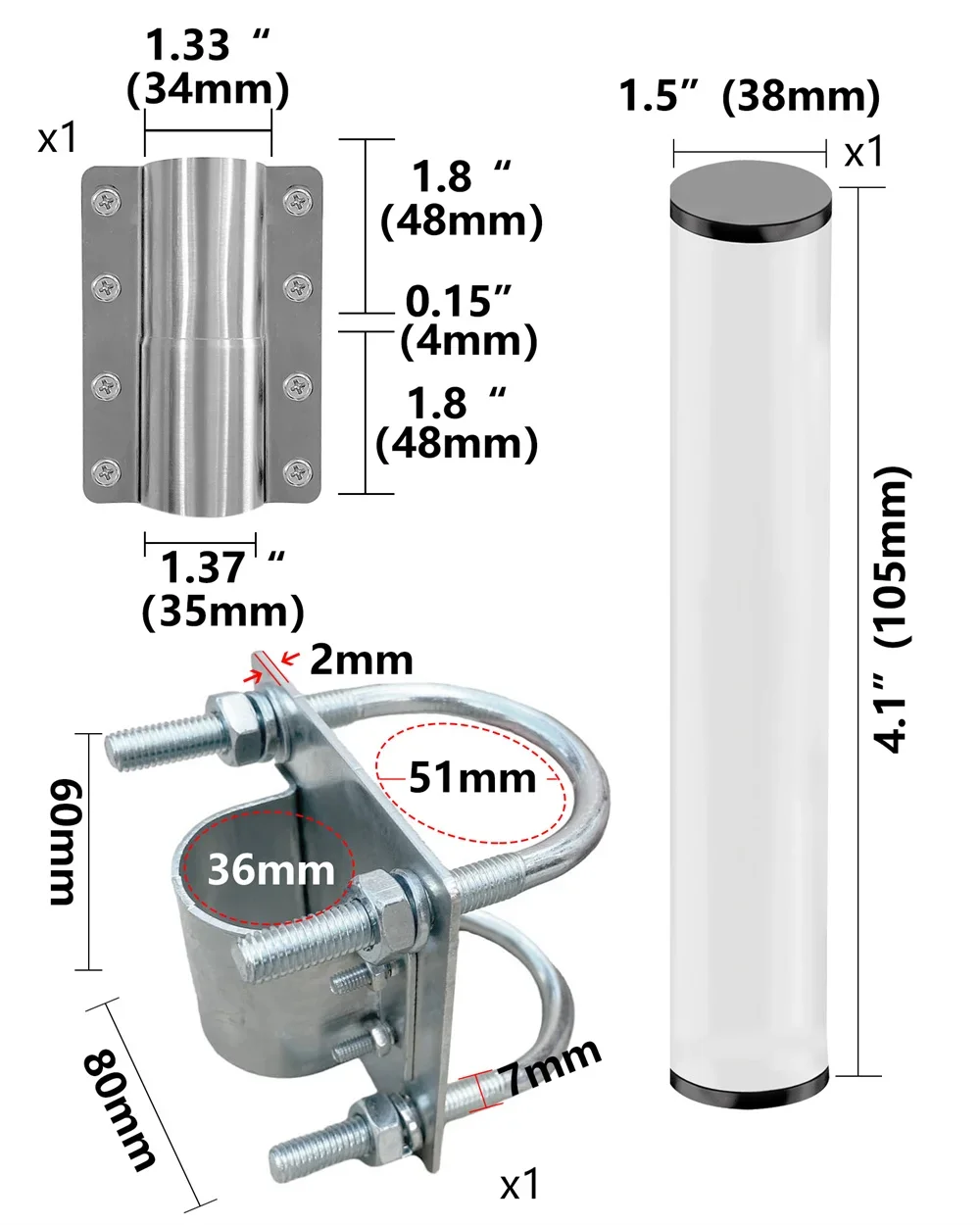 Für Starlink V2 Antennenhalterung, Outdoor Access Point AP CPE, WiFi Extender, Wetterstation, Pole- und Dachmontiertes Installationsset