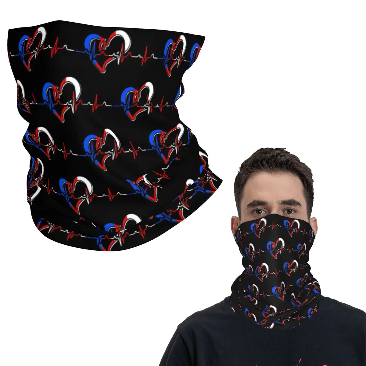 

Бандана с флагом Чили, шарф с принтом, многофункциональная повязка на голову унисекс для взрослых, всесезонный