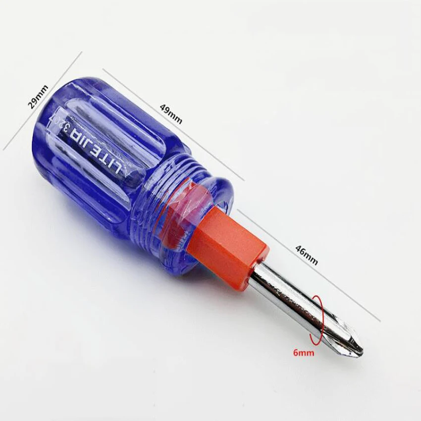 Dual Head Screwdriver Slotted Phillips Magnetic Driver Bits Hand Tool for Repairing Dual Purpose Manual Hardware Tools