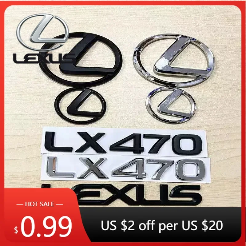 

Interior Stickers Suitable For Lexus Car Rear Trunk Badge Logo Car Steering Wheel Car Emblems Replacement LX470 Auto Accessories