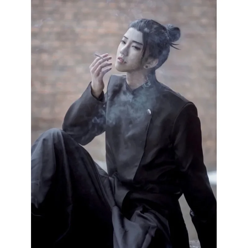 2025 Nuovo Anime Jujutsu Kaisen Costume Cosplay Geto Suguru Uniforme Top Pantaloni Festa di Halloween Cos ★ ☆ ★