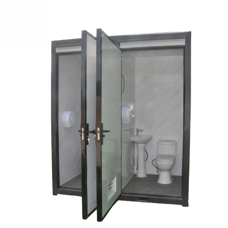 Picture 5: Modern Eco-Friendly Durable Design Portable Toilet Mobile Bathroom Sandwich Panel Construction