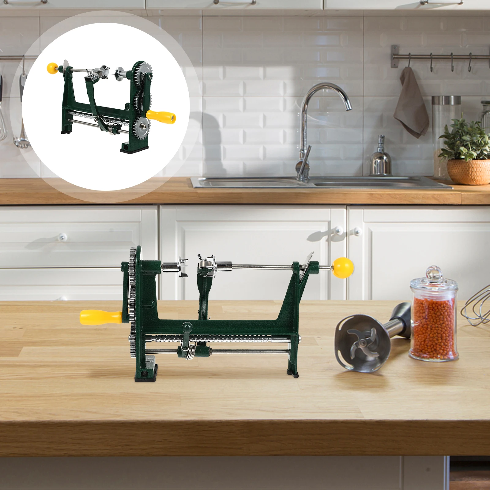 

Fruit Peeler Serrated Citrus for Oranges Home Die Cast Tools Potato Crank Kitchen Peelers